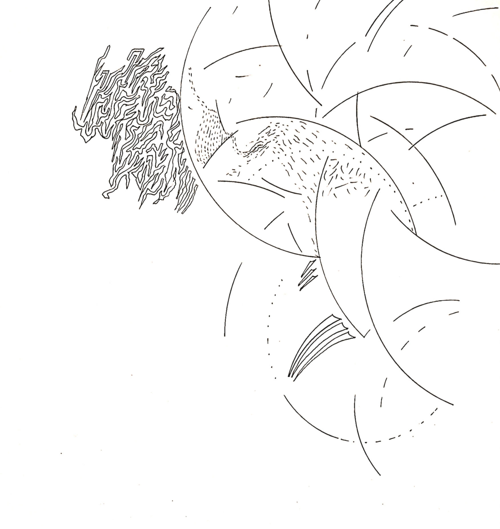 geometrical abstract drawings by Sabine333